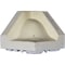 Ekena Millwork 7 1/8"H x 7 3/8"P x 10 1/8"F Carrillo Shell Crown Moulding Inside Corner MIC07X07CI - alternate 2